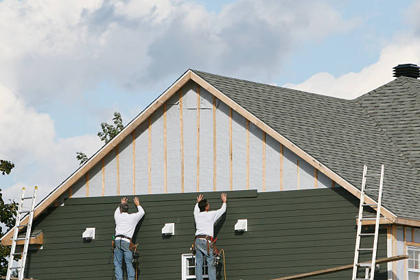 Professional Emergency Siding Repair technician working in East Rochester, NY